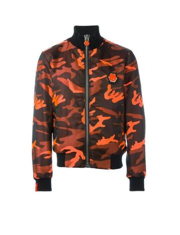 Philipp Plein - Last Train Bomber - Orange - XXL beschikbaar voor biedingen