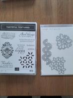 Stampin' Up! Tasteful Textures Bundel, Ophalen of Verzenden, Gebruikt, EZ-mounted stempel
