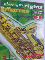 Play 'em Right v. Eddy Veldkamp - jazz boek 2 voor saxofoon, Muziek en Instrumenten, Bladmuziek, Verzenden, Saxofoon, Overige soorten