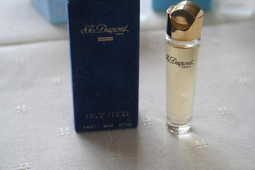 S.T. Dupont Eau de parfum pour femme 5 ml Nieuw & OVP, Verzamelen, Parfumverzamelingen, Nieuw, Miniatuur, Gevuld, Verzenden