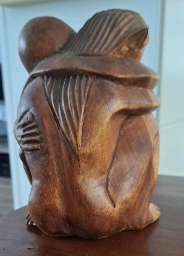 houten Yoko-beeldje, een symbool van liefde, Huis en Inrichting, Woonaccessoires | Boeddhabeelden, Nieuw, Ophalen