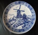 Delfts Blauw Wandbord Hollandse voorstelling Chemkefa, Antiek en Kunst, Curiosa en Brocante, Ophalen of Verzenden