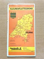 Kleurenplattegrond  - Deurne, Ophalen of Verzenden, 1800 tot 2000, Nederland, Landkaart