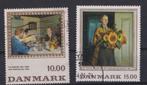 Denemarken 1996; Schilderijen, Michel 1139-1140, gebruikt., Postzegels en Munten, Postzegels | Europa | Scandinavië, Denemarken