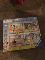 Bluey Ravensburger Puzzel - 4 in 1, Ophalen, 10 tot 50 stukjes, Zo goed als nieuw, 2 tot 4 jaar