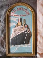 Atlantique Paquebot Houten Bord, Ophalen of Verzenden, Zo goed als nieuw, Overige typen