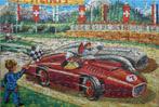 puzzel raceauto ca 1950, Tower Press, Sporting Series, Antiek en Kunst, Ophalen of Verzenden