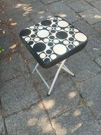 Retro Opklapbaar Krukje Jaren 60, Ophalen of Verzenden, Gebruikt, Staal