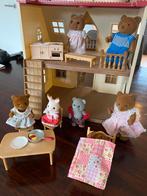 Sylvanians Families hiis met beertjes en meubels, Ophalen of Verzenden, Gebruikt