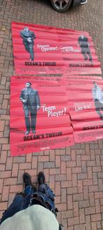 Oceans Twelve Vinyl Filmposter - Zeer Goede Staat!, Rechthoekig Staand, Deurposter of groter, Ophalen of Verzenden, Zo goed als nieuw