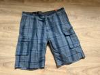 Stoere cargo heren short met ruit | Maat 58, Blauw, Angelo Litrico, Ophalen of Verzenden, Maat 56/58 (XL)