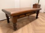 Massief eikenhouten salontafel, Huis en Inrichting, Ophalen, Gebruikt, 100 tot 150 cm, Eikenhout