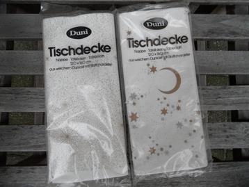 Duni tafellaken - tafelkleed - Kerst - wit - zilver - goud beschikbaar voor biedingen