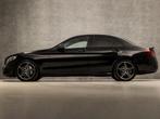 Mercedes-Benz C-Klasse 180 AMG Sport 157Pk Automaat (APPLE C, Auto's, Automaat, Leder en Stof, Zwart, Bedrijf