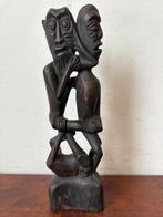 Beeld hout sexy erotisch trio 2x man en vrouw, Antiek en Kunst, Kunst | Beelden en Houtsnijwerken, Ophalen of Verzenden