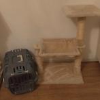 Katten kitten krabpaal en reismand, Ophalen, Zo goed als nieuw, Krabpaal