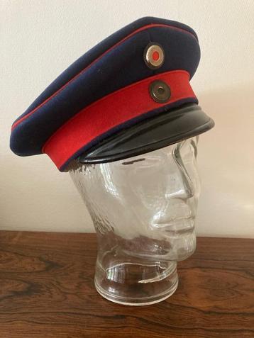 WW1 WO1 Duitse Schirmmütze voor officier Pruisen beschikbaar voor biedingen
