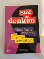 Stof tot Denken - Filosofie van Brein en Bewustzijn, Ophalen of Verzenden, Gelezen, Overige onderwerpen