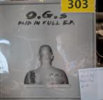 O.G.S. - Paid in full E.P., Cd's en Dvd's, Ophalen of Verzenden, Zo goed als nieuw, 12 inch, Techno of Trance