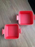 2 Rode Keramische Schaaltjes - Nieuw, Huis en Inrichting, Keuken | Potten en Pannen, Ophalen of Verzenden, Nieuw, Overige materialen
