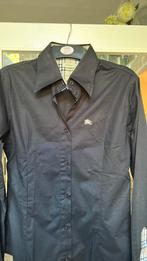 Burberry zwart katoenen shirt,S mooie details, Zwart, Ophalen of Verzenden, Zo goed als nieuw, Burberry