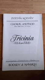 Tricinia SSA of TBB Zoltán Kodály, Gebruikt, Ophalen of Verzenden, Artiest of Componist, Zang