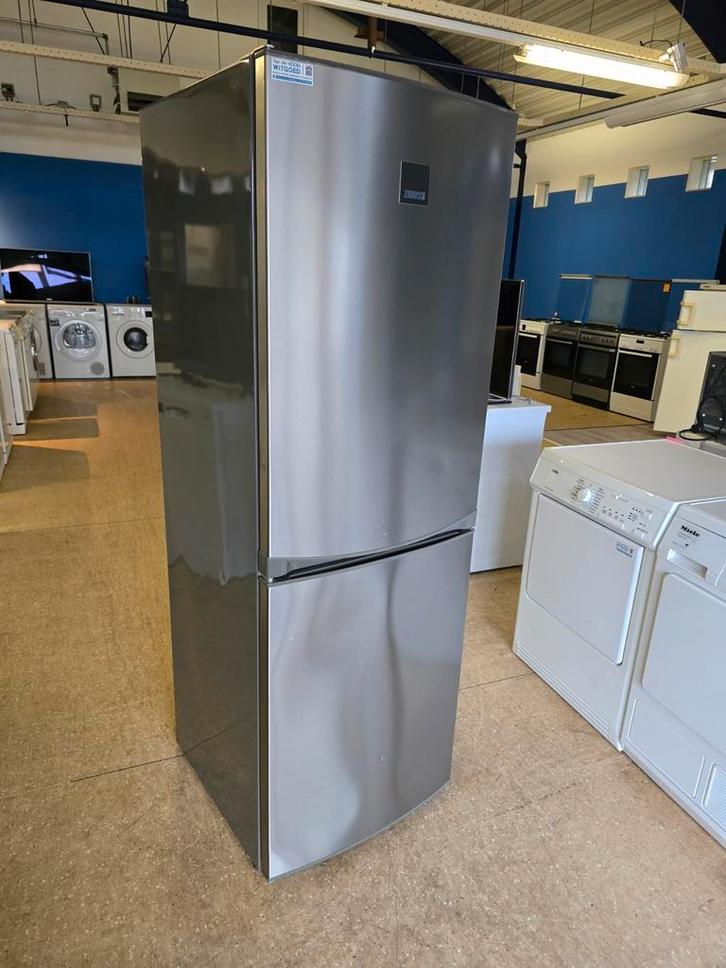 Zanussi koelvriescombinatie | RVS | A++ | Gratis thuis 🚚✅️, Witgoed en Apparatuur, Koelkasten en IJskasten, Zo goed als nieuw