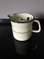 Melkkoker creme emaille, Ophalen of Verzenden