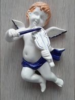 Mooie engel (22 cm)  / engeltje met viool  voor aan muur, Ophalen, Gebruikt