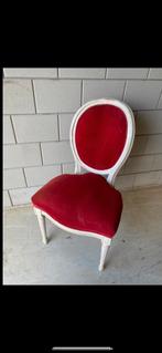 Rode Vintage Stoel, Ophalen, Gebruikt, Eén, Rood