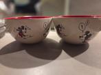 Mickey Mouse Kommen Set disney servies, Keramiek, Ophalen of Verzenden, Zo goed als nieuw, Kom(men)