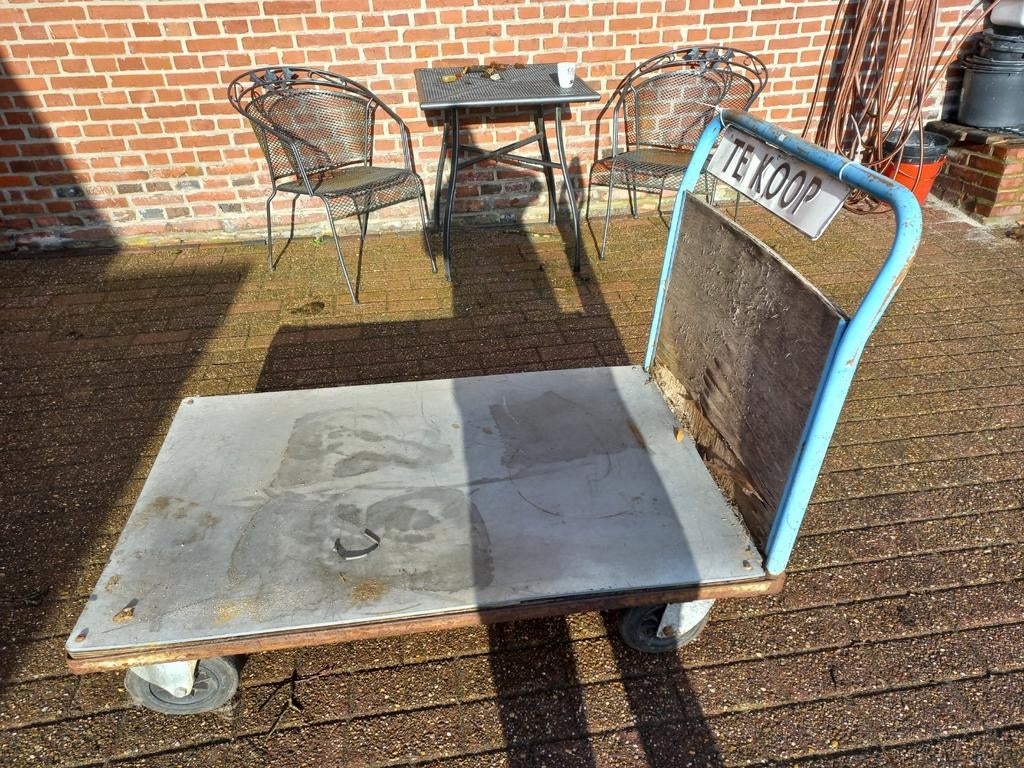 Transportkar zware kwaliteit, 100 liter of meer, Ophalen, Gebruikt, Transportkar