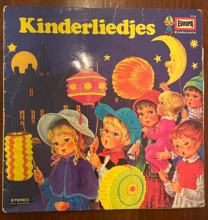 Grammofoonplaat Kinderliedjes Europa Kinderserie, Cd's en Dvd's, Vinyl | Kinderen en Jeugd, Gebruikt, Muziek, Tot 2 jaar, 3 tot 5 jaar