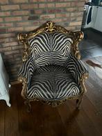 Barock stoel zebra, Ophalen of Verzenden