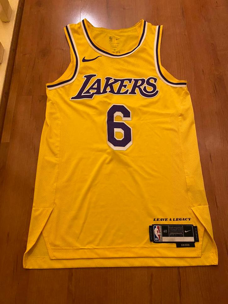 Nike NBA Basketball Authentic Jersey, Size S, New, Kleding | Heren, Sportkleding, Nieuw, Algemeen, Maat 46 (S) of kleiner, Geel
