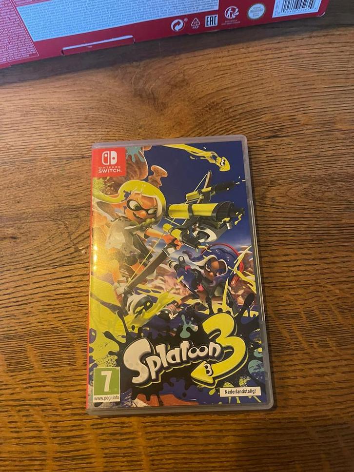 Splatoon 3 - Nintendo Switch, Spelcomputers en Games, Games | Nintendo Switch, Zo goed als nieuw, Shooter, 3 spelers of meer, Vanaf 7 jaar