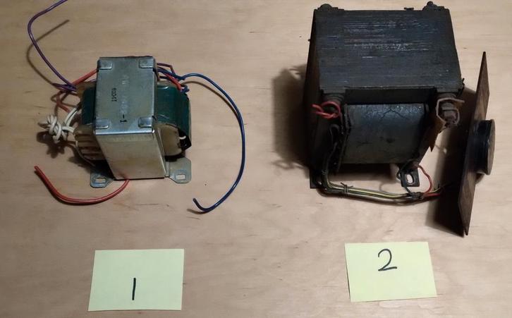 Trafo transformator groot 2 stuks, Hobby en Vrije tijd, Elektronica-componenten, Gebruikt, Ophalen of Verzenden