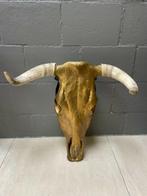 Decoratieve stieren skul zilver en goud, Ophalen, Nieuw