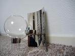 Chromen sfeerlicht / kaarsen houder, Huis en Inrichting, Overige materialen, Overige kleuren, Nieuw, Ophalen of Verzenden