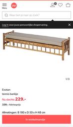 Bankje  (nieuw), Tuin en Terras, Tuinbanken, Ophalen, Nieuw, Rotan