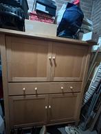 Massief eiken houten buffet kast, Huis en Inrichting, Ophalen of Verzenden, Gebruikt, 25 tot 50 cm