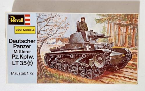 Esci - Revell 1/72  Deutsche panzer Pz.Kpfw. LT 35(t), Hobby en Vrije tijd, Modelbouw | Auto's en Voertuigen, Zo goed als nieuw