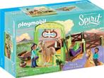 Playmobil Spirit Pru & Chica Linda met paardenbox – 9479, Ophalen of Verzenden, Gebruikt, Complete set