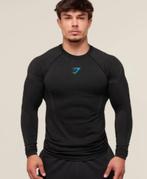 Gymshark onyx v5 longsleeve black maat M, Ophalen, Fitness, Maat 48/50 (M), Nieuw