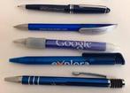 Balpen, verzameling, pen blauw accent, deels gebruikt, Verzamelen, Ophalen of Verzenden, Zo goed als nieuw, Balpen, Overige merken
