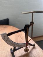 antieke briefweger/weegschaal messing emaille, Antiek en Kunst, Ophalen of Verzenden