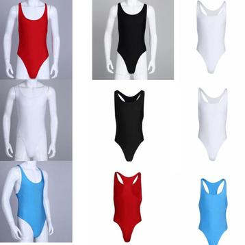 Heren zwempak stof (jumpsuit sport zwemmen bodysuit fitness) beschikbaar voor biedingen