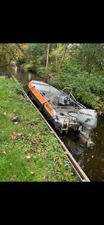 Buster RS met Honda 50 Pk en de dekzeil, Watersport en Boten, Vis- en Consoleboten, Ophalen, Gebruikt, Aluminium, 30 tot 50 pk