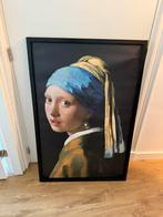 Canvas Meisje met de Parel, Huis en Inrichting, Woonaccessoires | Schilderijen, Tekeningen en Foto's, Ophalen, Zo goed als nieuw