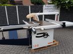 Harwi Cirkelzaag met roltafel verbreding & achtertafel, Doe-het-zelf en Verbouw, Gereedschap | Zaagmachines, Ophalen, Cirkelzaag